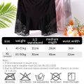 Womens Safety Panties Underwear Short Pants Anti-exposure L XL Black Skin Gray High Waist Traceless Lace.