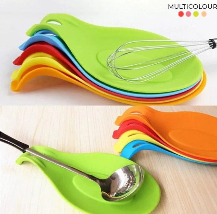 Spoon Rack Plastick Spoon Holder Fork Spatula Rack Shelf Organizer Plastic Spoon Rest ...