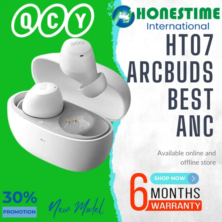 QCY HT07 ArcBuds ANC Wireless 40dB Noise Cancelling TWS Earbuds