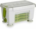 (H). Lakeland Easy Store Spiralizer - White & Green lightly used without box. 