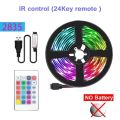 2M LED Strip Lights 60LEDs/m SMD2835 USB 5V RGB Tape With Remote Control Background Atmosphere Lighting Room Decor TV Backlight. 