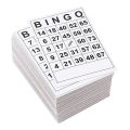 BINGO Game Paper Cards Single 60 Sheets 60 Faces without repeat Single Design Children Entertainment Games. 
