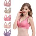 Women Bra Sexy Push Up Bras Female Lingerie Wireless  A/B Cup Solid Color Strap. 