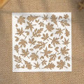 YOMDID 1pc Fall Creative Maple Leaf Background Painting Hollow Out Template Reusable DIY Maple Leaf Airbrush Graffiti Stencil. 