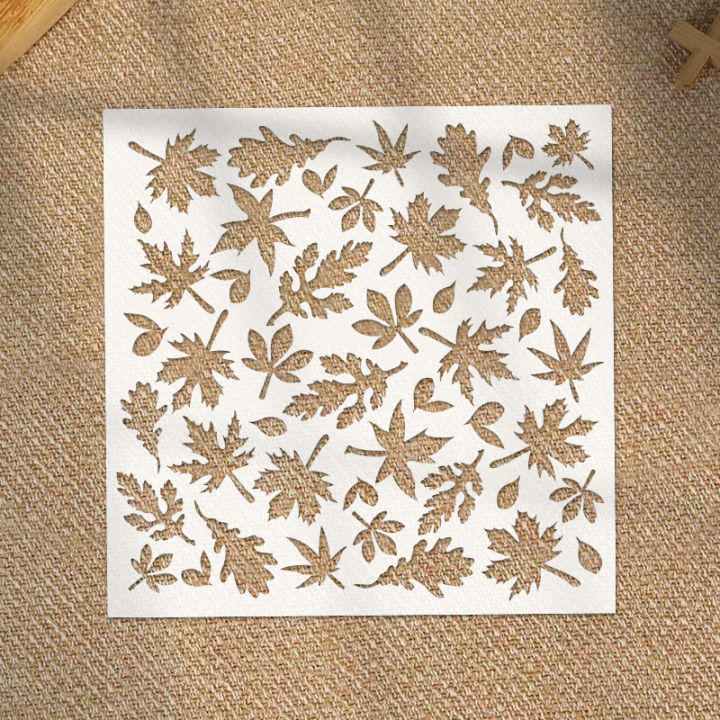 YOMDID%201pc%20Fall%20Creative%20Maple%20Leaf%20Background%20Painting%20Hollow%20Out%20Template%20Reusable%20DIY%20Maple%20Leaf%20Airbrush%20Graffiti%20Stencil%20-%20Image%207