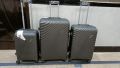 IT luggage 3 piece set (20/24/28) Hard Fiber Suitcase For Traveling. 