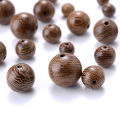 20-100pcs 6/8/10/12mm Wood Loose Beads Natural Crude Wooden Beads For Jewelry Making Bracelet Necklace Earring DIY Keychain.