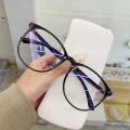 Anti-blue Light Optical Glasses Unisex Retro Ultra-light Large Square Frame Eyewear. 