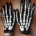 Halloween Gloves Black White Makeup Props Halloween Supplies Naturalness Skull Ghost Claw Gloves Festival Products 2024.