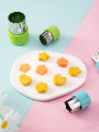 Leeseph 12 Pcs Vegetable Cutter Shapes Sets Mini Size Cutters Fruit Cutters Kids Food Cutters Pastry Stamps Mold Biscuits. 