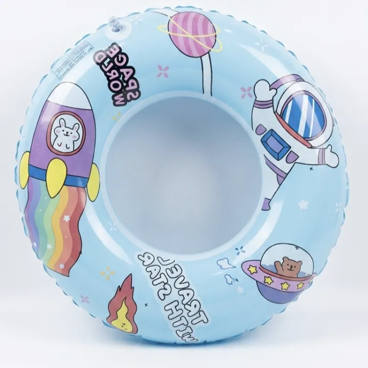 Inflatable Swimming Ring for Kids & Adults Random Color Pool Float Tube ...