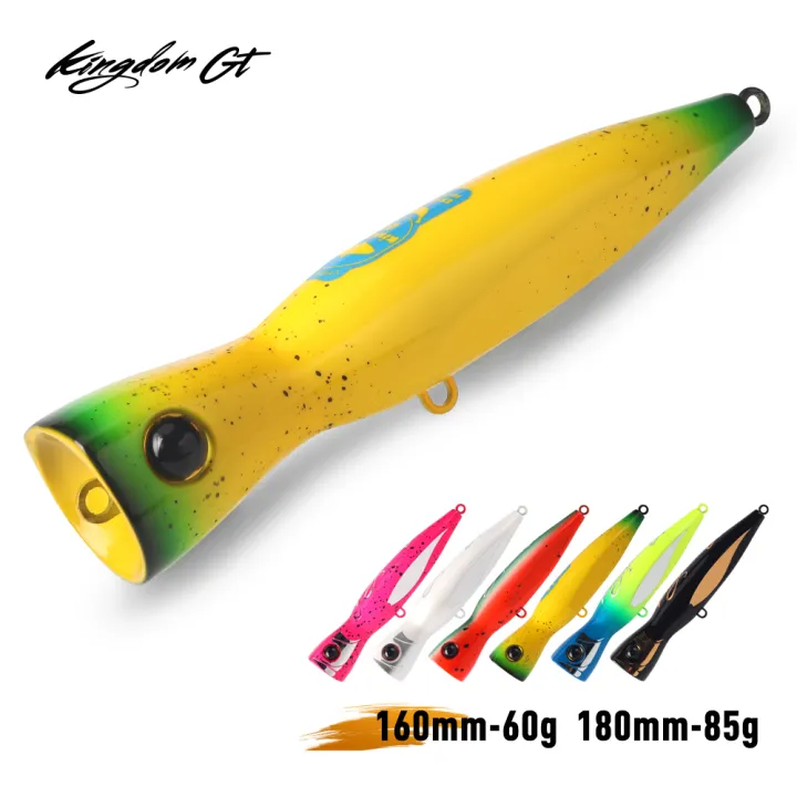 Leurre Flottant ULTIMA POPPER 150 – 60 G Pour Bluefish, Thon, GT Et Gros Poissons