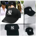 NEW SPORTS BLACK NY CAPS. 