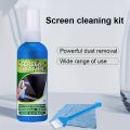 3in1 Screen Cleaning Kit Spary Brush Fiber Cloth Cleaning Monitor LCD LED Screen TV Laptop Mobile Phone Glass. 