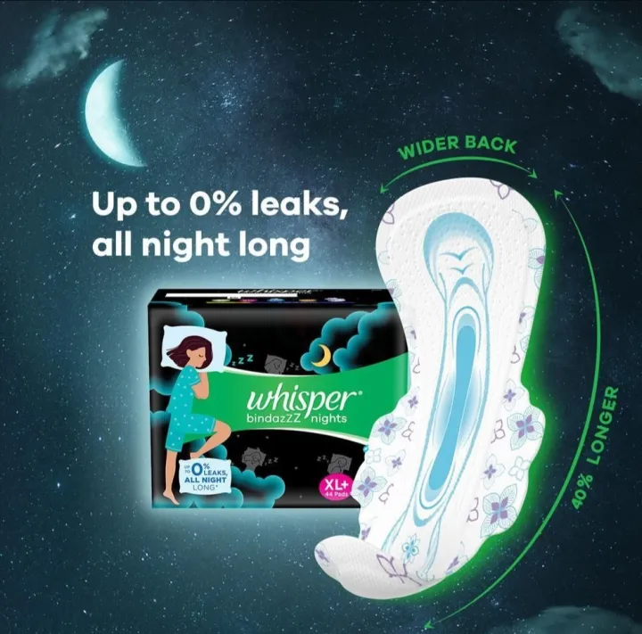 Whisper%20Ultra%20Bindazzz%20Nights%20XXL%20317mm%20for%20Heavy%20Flow%2015pcs%20-%20Image%202