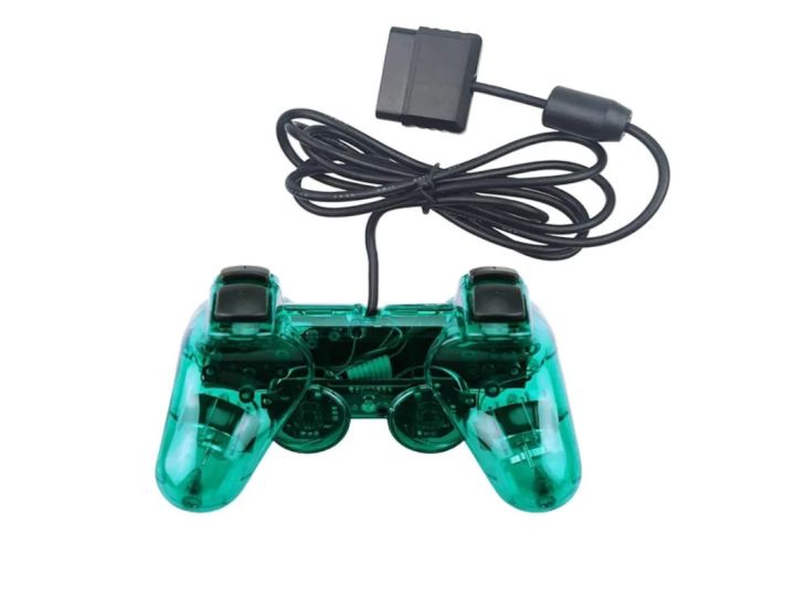 PS2 Wired Controller,Double Shock Gamepad Compatible with Playstation