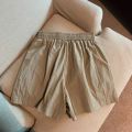 Thin Quick Drying Shorts Women's Summer Loose Casual Wide Leg Pants Elastic Waist Ultra Short Shorts Plus Size Women's Clothing. 