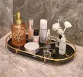 ‎Makeup Storage Rack, Cosmetic Storage Shelf, Makeup Organizer, Dressing Table, Makeup and Perfume Organizer, 3 round Floors 1 round floor. 