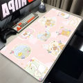 Korilakkuma Rilakkuma Cute Desk Mat Extended Anime Mousepad Computer Non-slip Large Mouse Pad Office Accessories Pc Table Carpet. 