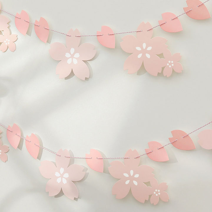 1PC%20Cherry%20Blossom%20Pink%20Flag%20Party%20Decoration%20Room%20Wall%20Layout%20-%20Image%204