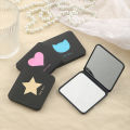 New Double Sided Foldable Mirror Portable Pocket Mirror Makeup and Makeup Square Small Mirror Cute Makeup Small Mirrors. 