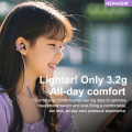 Clip-on Type C&3.5mm Wired Control Headphones HIFI Sound Sports Earbuds Handfree Gaming Headsets Earphones in HD Mic For .
