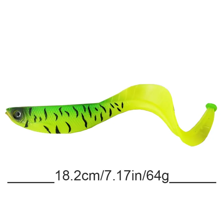1%20Pc%20Fishing%20Lures%20Soft%20Bait%2018.2cm/7.17in/64g%20Artificial%20Bait%20Lure%20Fishing%20Gear%20-%20Image%204