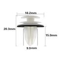50PCS Door Panel Clip with Seal Ring Fastener Rivet Bumper Clip Retainer for BMW E34 E36 E38 E39 E46 M3 M5 Z3 X5 Car Accessories. 