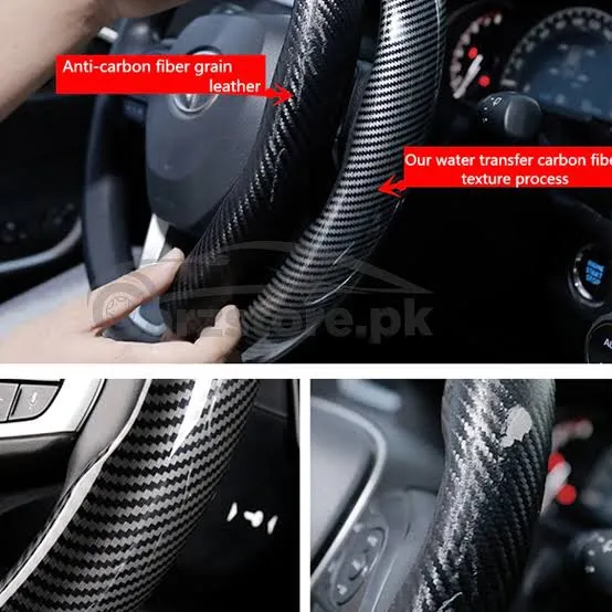 Universal%20leather%20steering%20wheel%20carbon%20fibre%20grip%20for%20all%20cars%20-%20Image%203