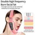 Facial Lifting Device LED Photon Therapy Facial Slimming Vibration Massager Double Chin V Face Shaped Cheek Lift  Belt Machine. 