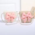 Cute Bow Straw Shoulder Bags Baby Girls Handmade Woven Crossbody Bag Princess Kids Messenger Bags Mini Coin Purse Beach Handbags.