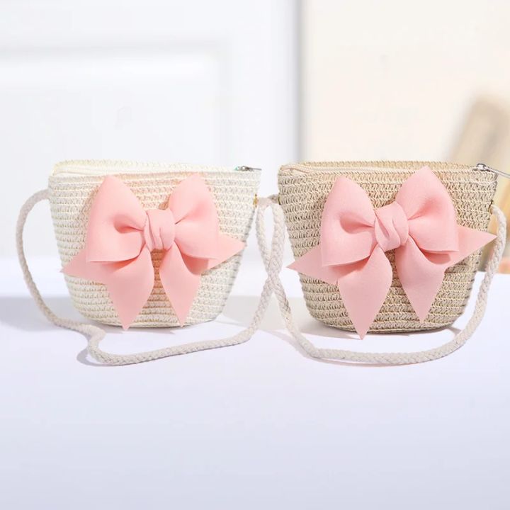 Cute%20Bow%20Straw%20Shoulder%20Bags%20Baby%20Girls%20Handmade%20Woven%20Crossbody%20Bag%20Princess%20Kids%20Messenger%20Bags%20Mini%20Coin%20Purse%20Beach%20Handbags%20-%20Image%202