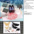 100/200ml Cyanotype Liquid DIY Kit Fabric Printmaking Textile Linen Fabric Wood Making Liquid Sponge Brush Paper Cyanotype Sets. 