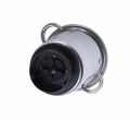 Commercial Stainless Steel Mixer Grinder Jar with Safety Lock Lid | Heavy Duty Mixer Jar for Kitchen | Durable Grinding Jar 2500ml. 