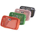New Candy Color Mesh Cosmetic Bag Cute Big Eyes Make Up Case Kawaii Makeup Pouch Makeup Case Portable Toiletry Storage Bag. 