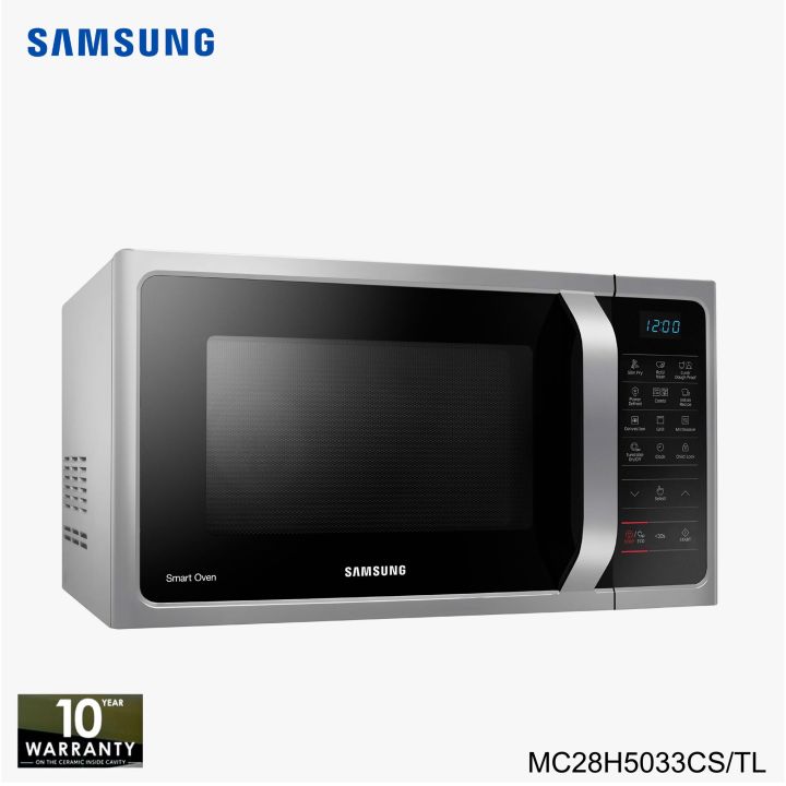 SAMSUNG MC28H5033CS 28 Litres Convection Microwave With Ceramic Cavity (Black)