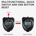 Chronometer Handheld Pocket Stopwatch Professional Digital Sport Stopwatch LCD Timer Stop Watch Timer Cronometro. 