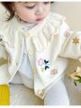 Autumn and Winter Baby Knitted Cardigan Baby Girl Tops Toddler Winter Baby Style Warm Sweater.