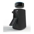 Ninety7 Inc. Vaux Carbon Cordless Home Speaker with Portable Battery for Amazon Echo Dot Gen 2 (Black). 