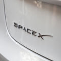 SpaceX Letters Sticker for Tesla Model 3 X Y S Tail Letter Label Emblem Car Accessories Stickers Logo Emblems Zinc Alloy SPACEX.