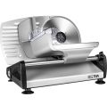 Meat Slicer 150W Electric Deli Food Slicer with 1 Removable 7.5" Stainless Steel Blade, Adjustable Thickness for Home Use, Child Lock Protection, Easy to Clean, Cuts Meat,. 
