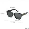 Fashion Women Sunglasses Square Sunglasses for Men and Women Trendy UV400 Resistant Rainbow Versatile Glasses. 