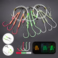 ZYZHE Deep Drop Rigs with Three High Carbon Steel Circle Hooks Sea Fishing Rigs For Tuna Marlin Snapper Saltwater Fishing Rigs. 