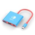 Switch Dock 4K HDMI USB 3.0 Hub Adapter USB C Splitter TV Portable Docking Station for Nintendo Laptops PC iPad MacBook Air Pro. 