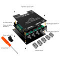 MT21 Bluetooth Amplifier Board, 50W×2+100W 2.1 Channel Subwoofer 12V-24V Audio Power Amplifier Module with Treble Bass Control, Bluetooth, AUX Inputs. 