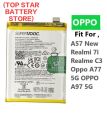 Original New BLP923 Battery For OPPO A97 5G, A77 5G, A57 New, Realme 7i,Realme C3 5000mAh, Comes With One Month Warranty. 