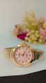 R O L E X Womens Watch With High Quality premium Strip Chain/Water Resistant amold Glass mirror. 