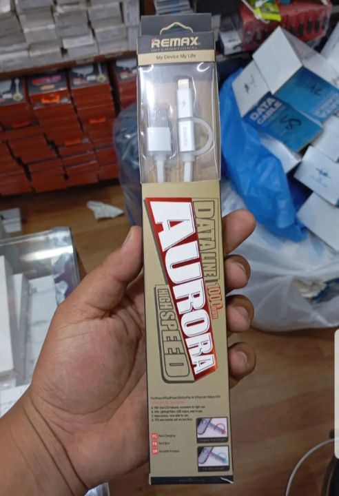 Remax%20Aurora%202%20In%201%20Datacable%20Lightning%20And%20Micro%20Usb%201000mm%20Highspeed%20Data%20Cable%20-%20Image%204