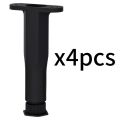 4PCS Adjustable Bed Frame Support Legs, Heavy Duty Furniture Replacement Legs for Bed, Sofa, Desk, Dresser. 
