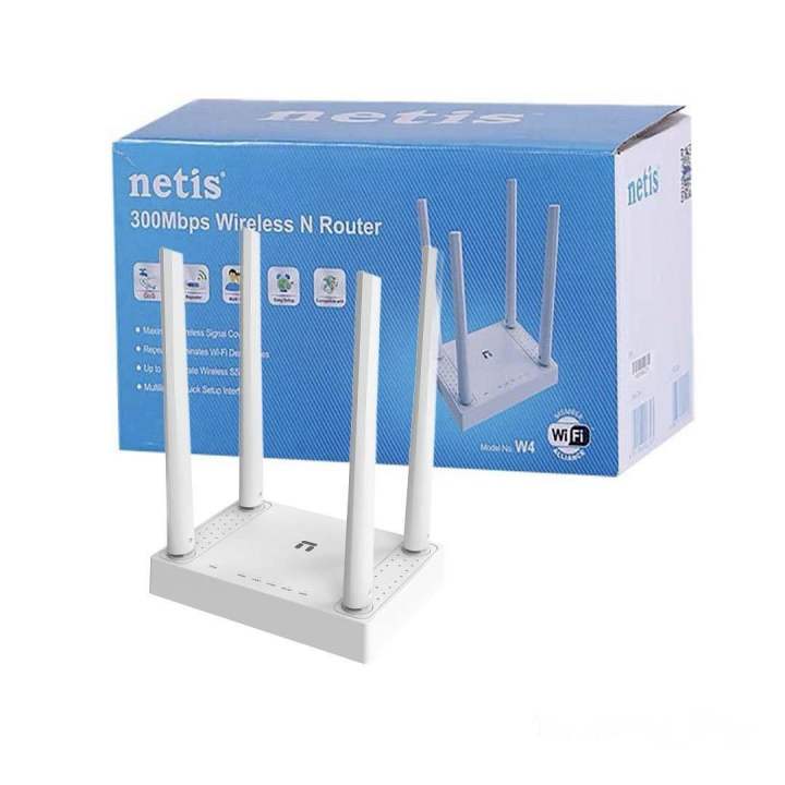 Vanjski Router Netis Netis W4 300Mbps Wireless N 4 Antenna Router | Daraz.com.np